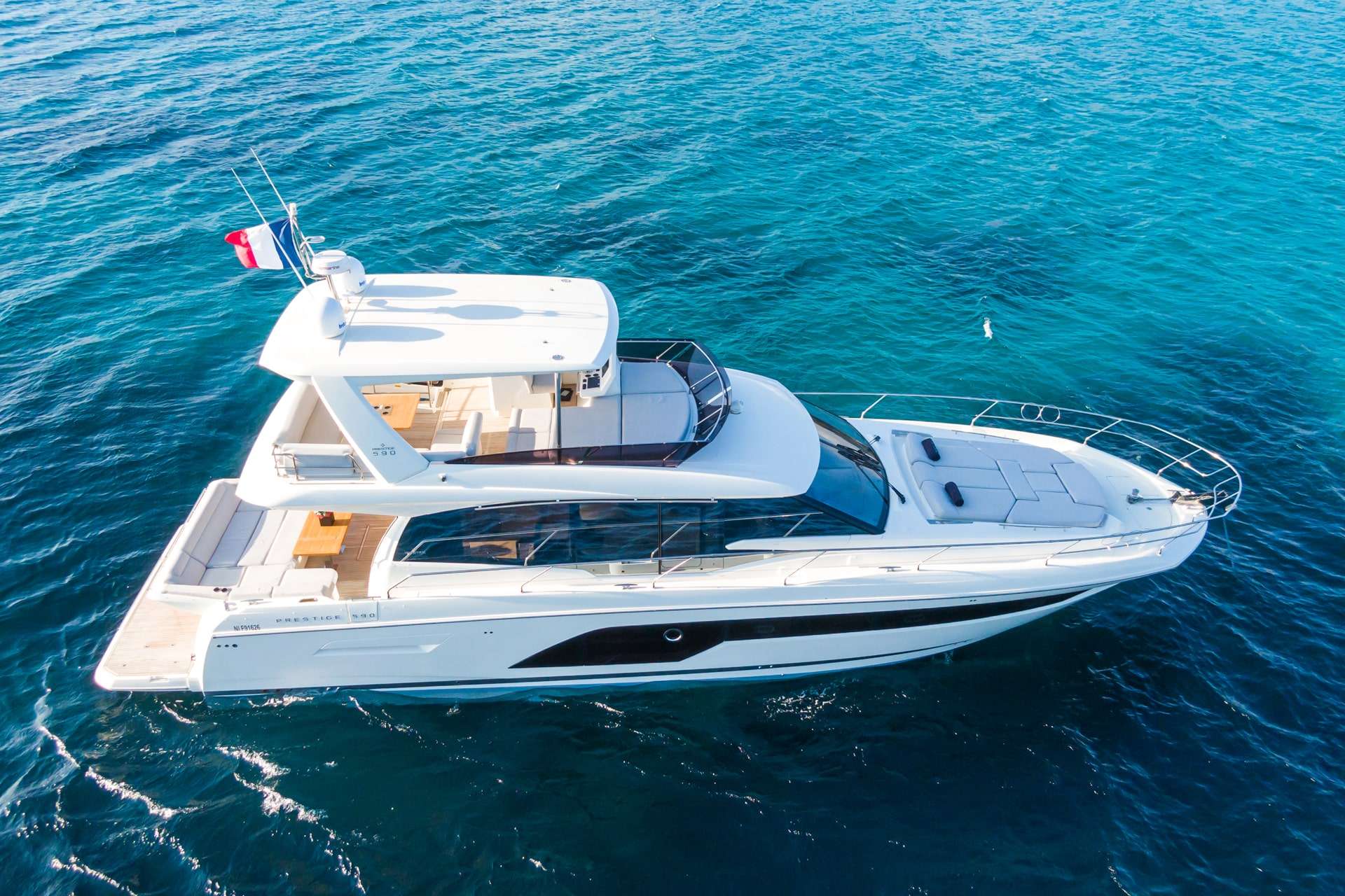 590 Fly - Luxury yacht charter France & Boat hire in France French Riviera Cannes Vieux port de Vallauris 3