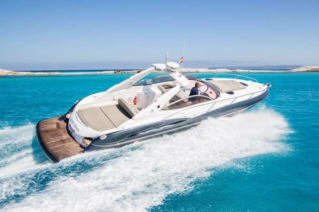 Superhawk 40 - Motor Boat Charter Balearics & Boat hire in Spain Balearic Islands Ibiza and Formentera Ibiza Ibiza Eivissa Harbour 1