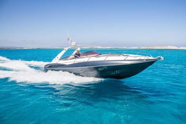 Superhawk 40 - Motor Boat Charter Balearics & Boat hire in Spain Balearic Islands Ibiza and Formentera Ibiza Ibiza Eivissa Harbour 2
