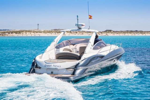 Superhawk 40 - Motor Boat Charter Balearics & Boat hire in Spain Balearic Islands Ibiza and Formentera Ibiza Ibiza Eivissa Harbour 4
