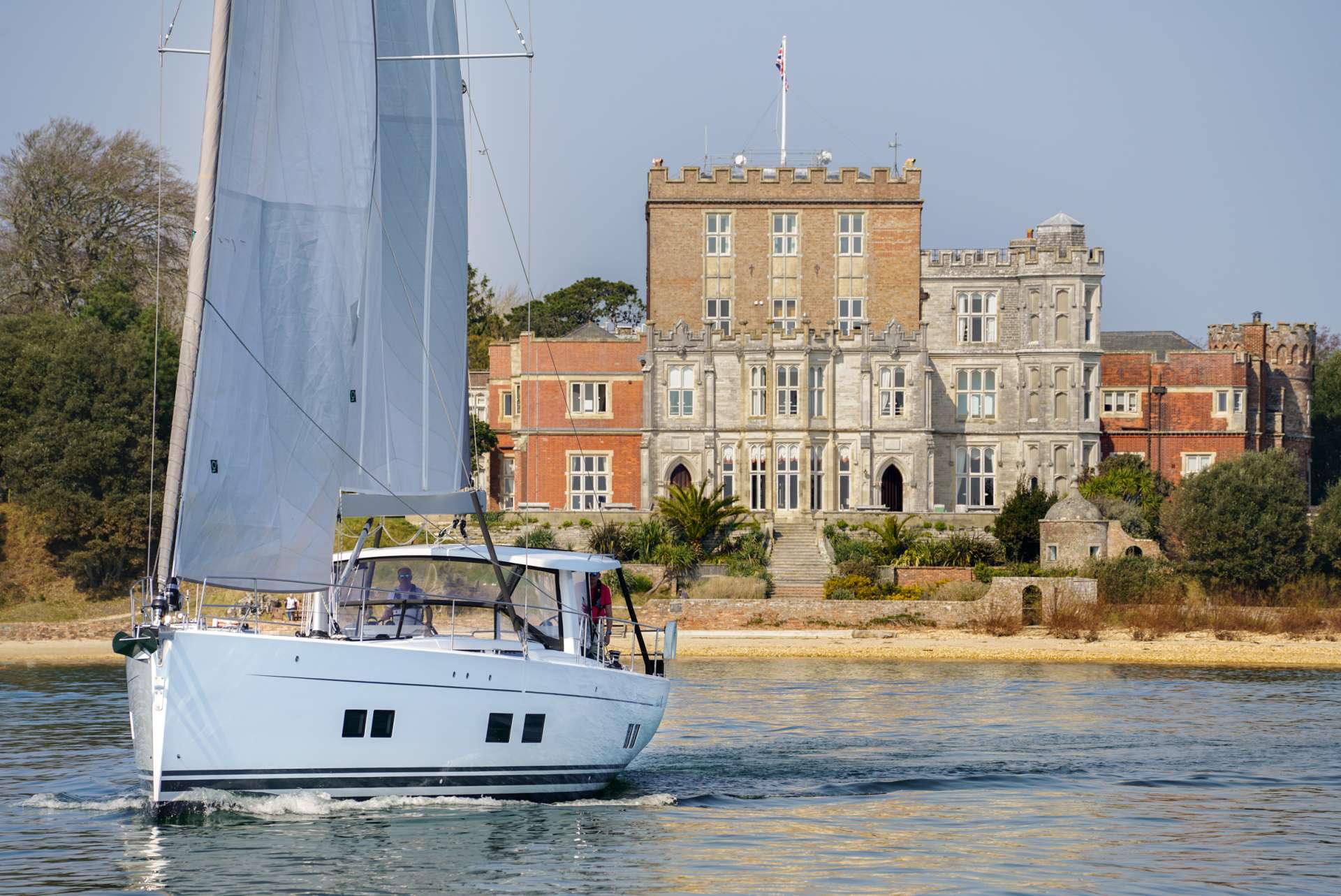 Hanse 588 - Luxury yacht charter United Kingdom & Boat hire in United Kingdom England Poole Port of Poole Marina 1