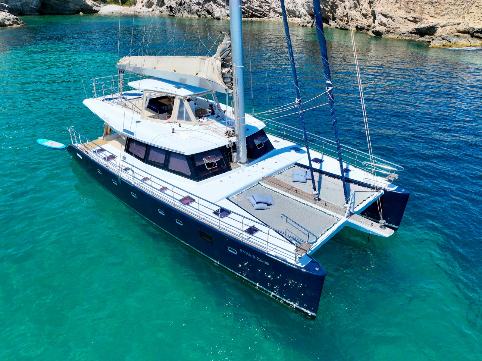 Sunreef 62 - Luxury yacht charter Balearics & Boat hire in Spain Balearic Islands Ibiza and Formentera Ibiza Ibiza Eivissa Harbour 1