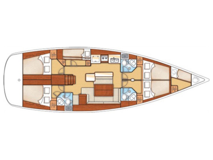 Oceanis 50 - Yacht Charter Milna & Boat hire in Croatia Split-Dalmatia Brač Milna Milna 3