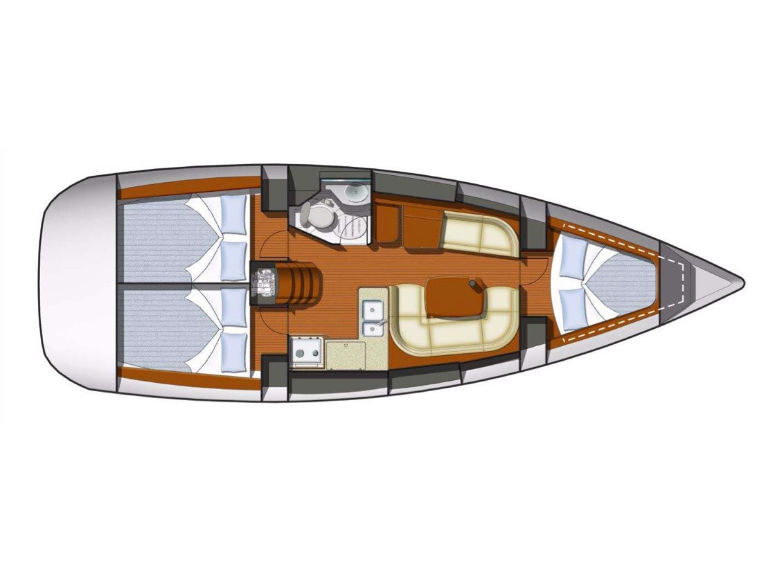 Sun Odyssey 36i - Yacht Charter Nafplion & Boat hire in Greece Peloponnese Nafplion Nafplion 2