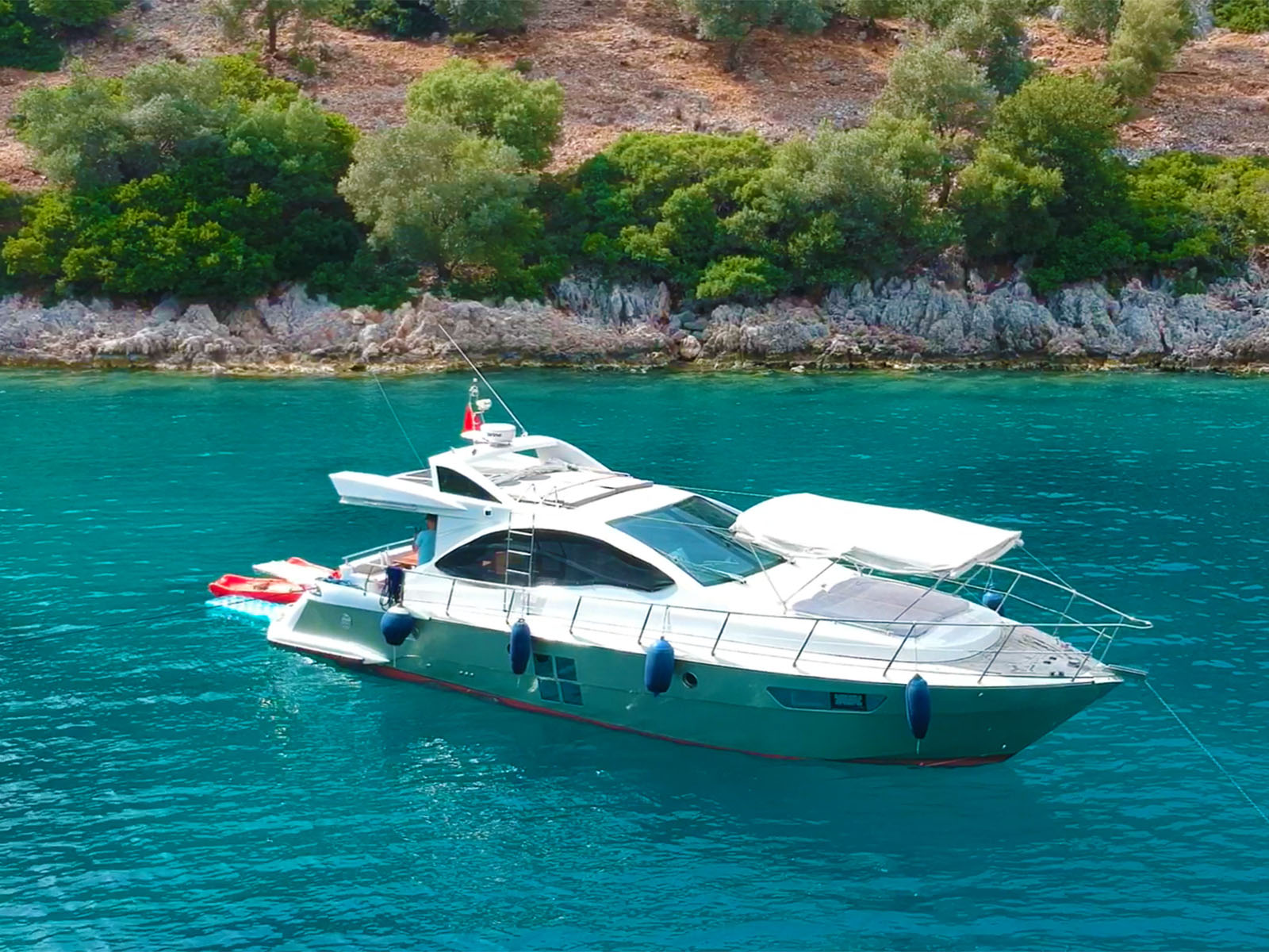 Azimut 43 S - Gulet Charter Turkey & Boat hire in Turkey Turkish Riviera Lycian coast Göcek Göcek Mucev Marina 2