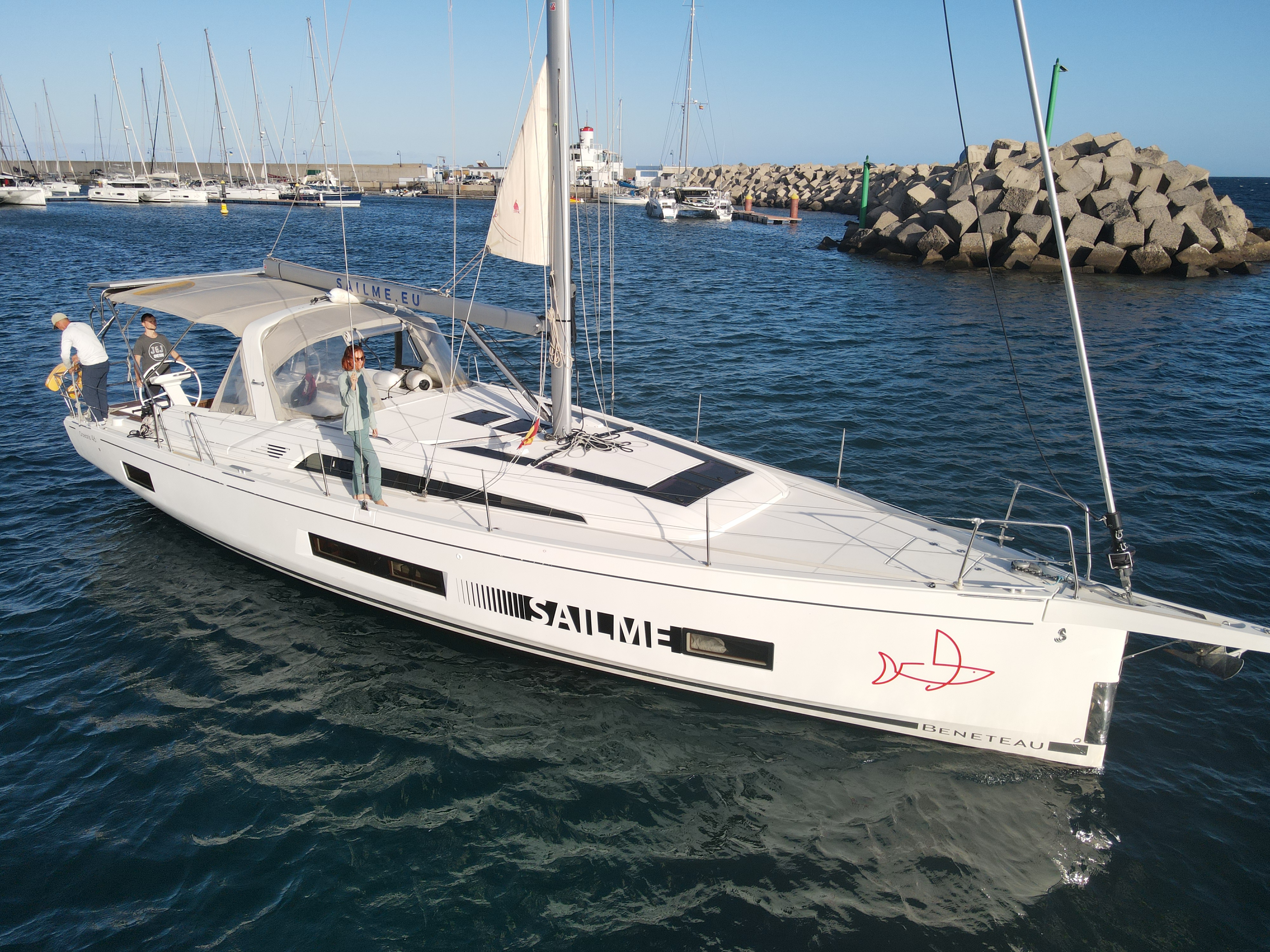 Oceanis 46.1 - Sailboat Charter Balearics & Boat hire in Spain Balearic Islands Ibiza and Formentera Ibiza Ibiza Marina Port Ibiza 3