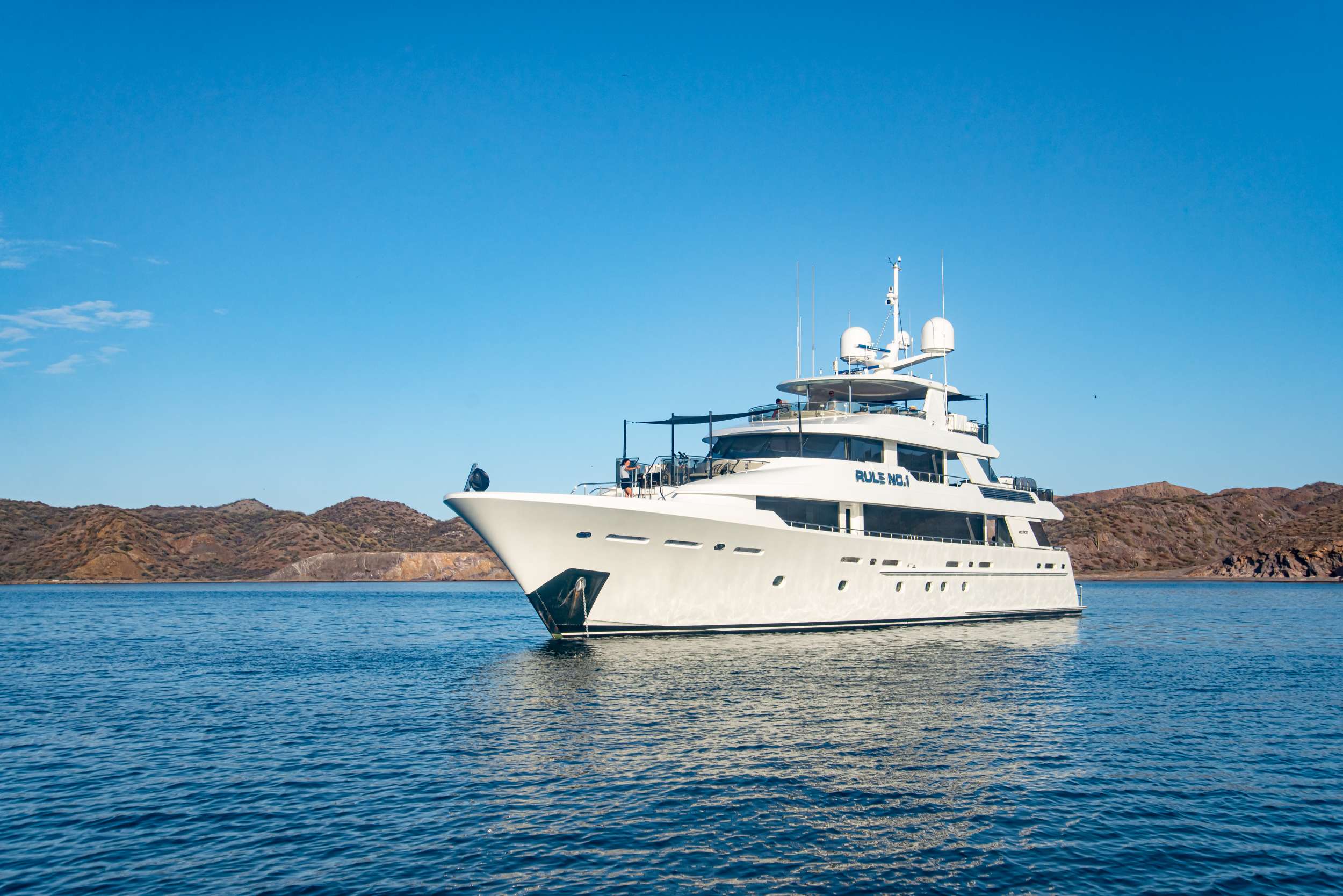 RULE NO. 1  - Superyacht charter Saint Vincent and the Grenadines & Boat hire in Mexico, Central America 1