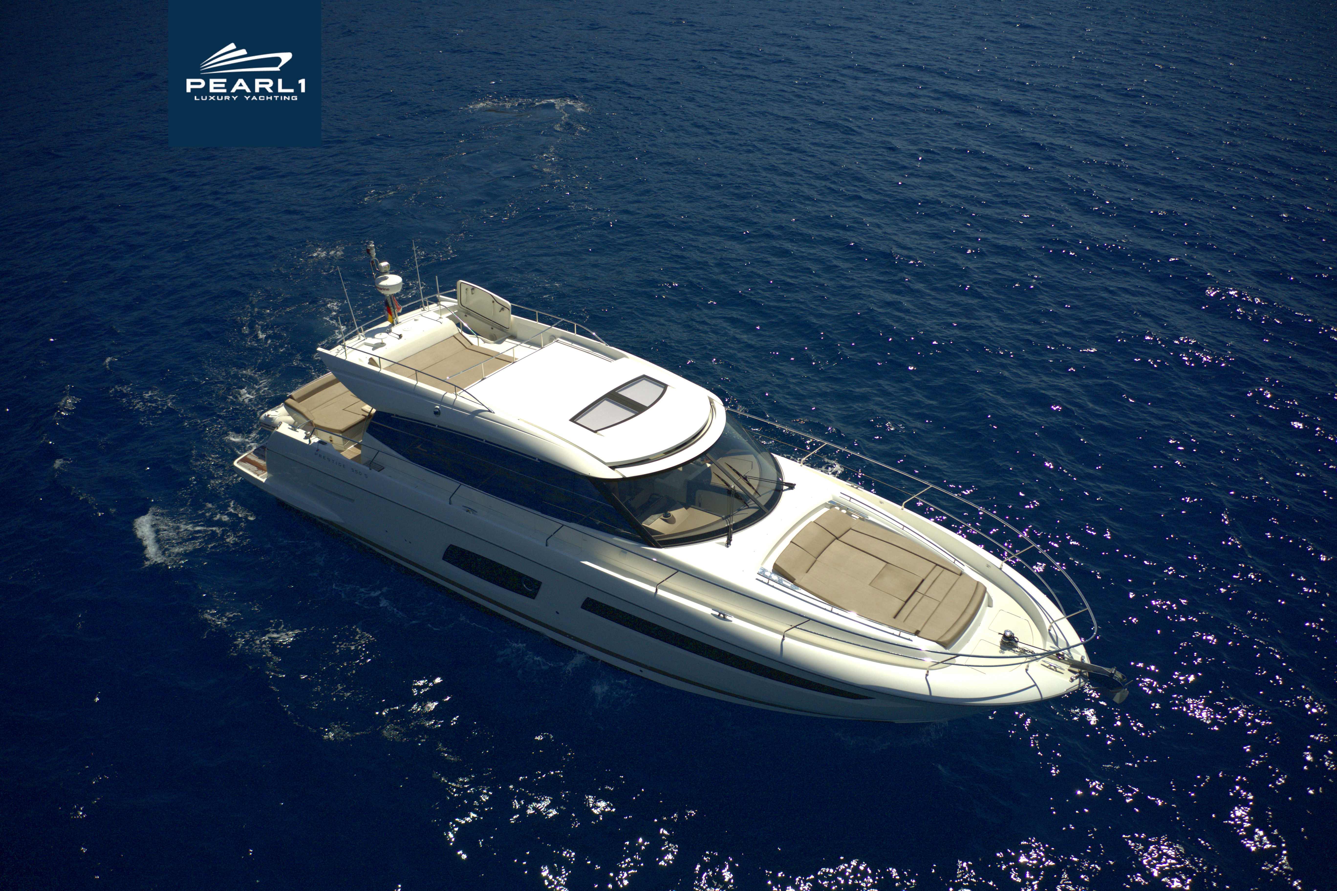 Prestige 550S - Yacht Charter Alcudia & Boat hire in Spain Balearic Islands Mallorca Alcudia Alcudiamar Marina 6