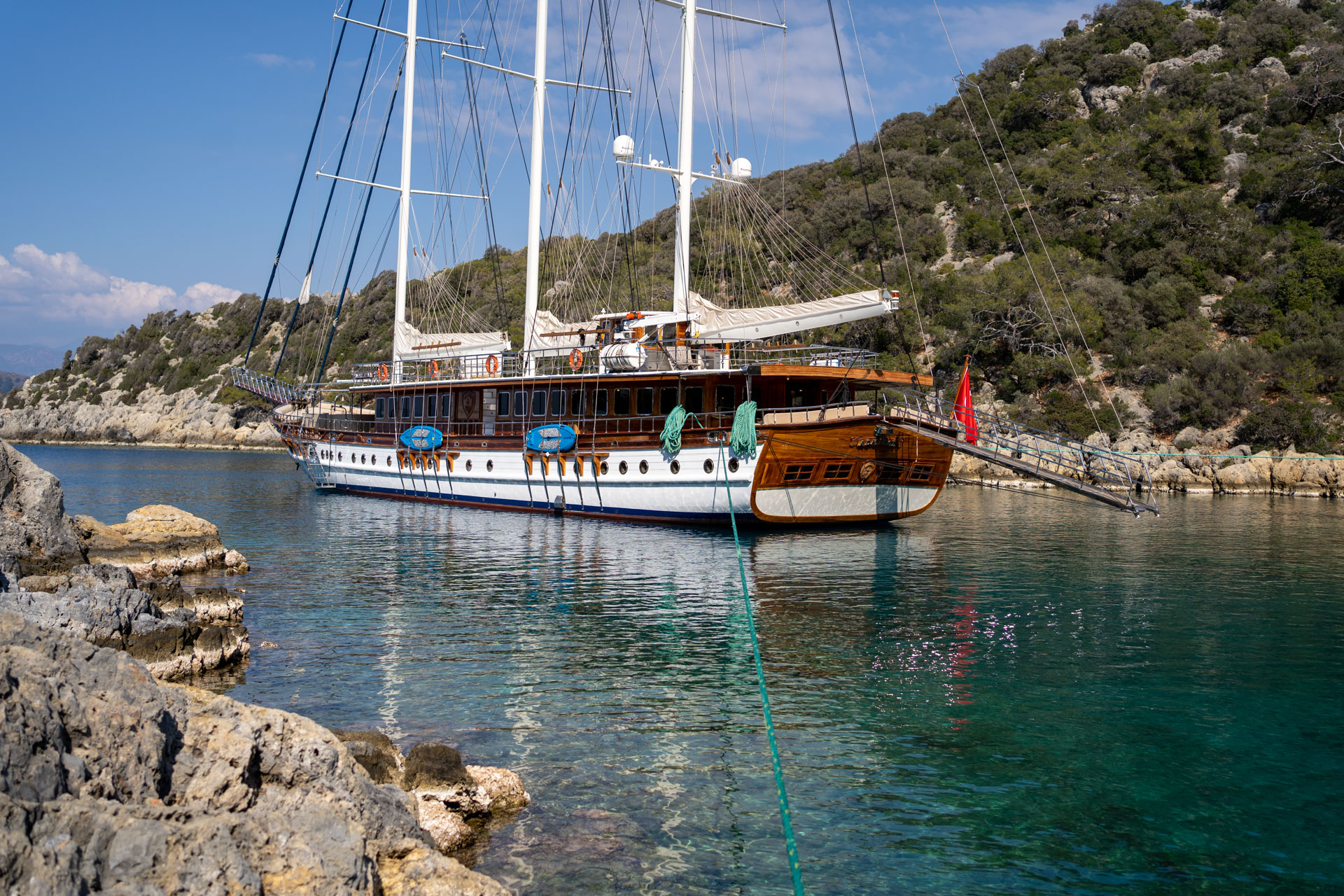 Gulet - Yacht Charter Bodrum & Boat hire in Turkey Turkish Riviera Carian Coast Bodrum Milta Bodrum Marina 6
