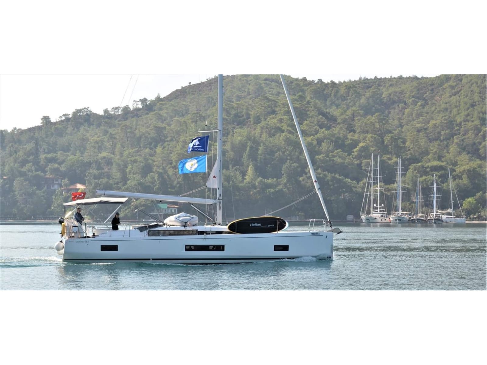 Oceanis 46.1 - Sailboat Charter Turkey & Boat hire in Turkey Turkish Riviera Lycian coast Fethiye Ece Saray Marina 2