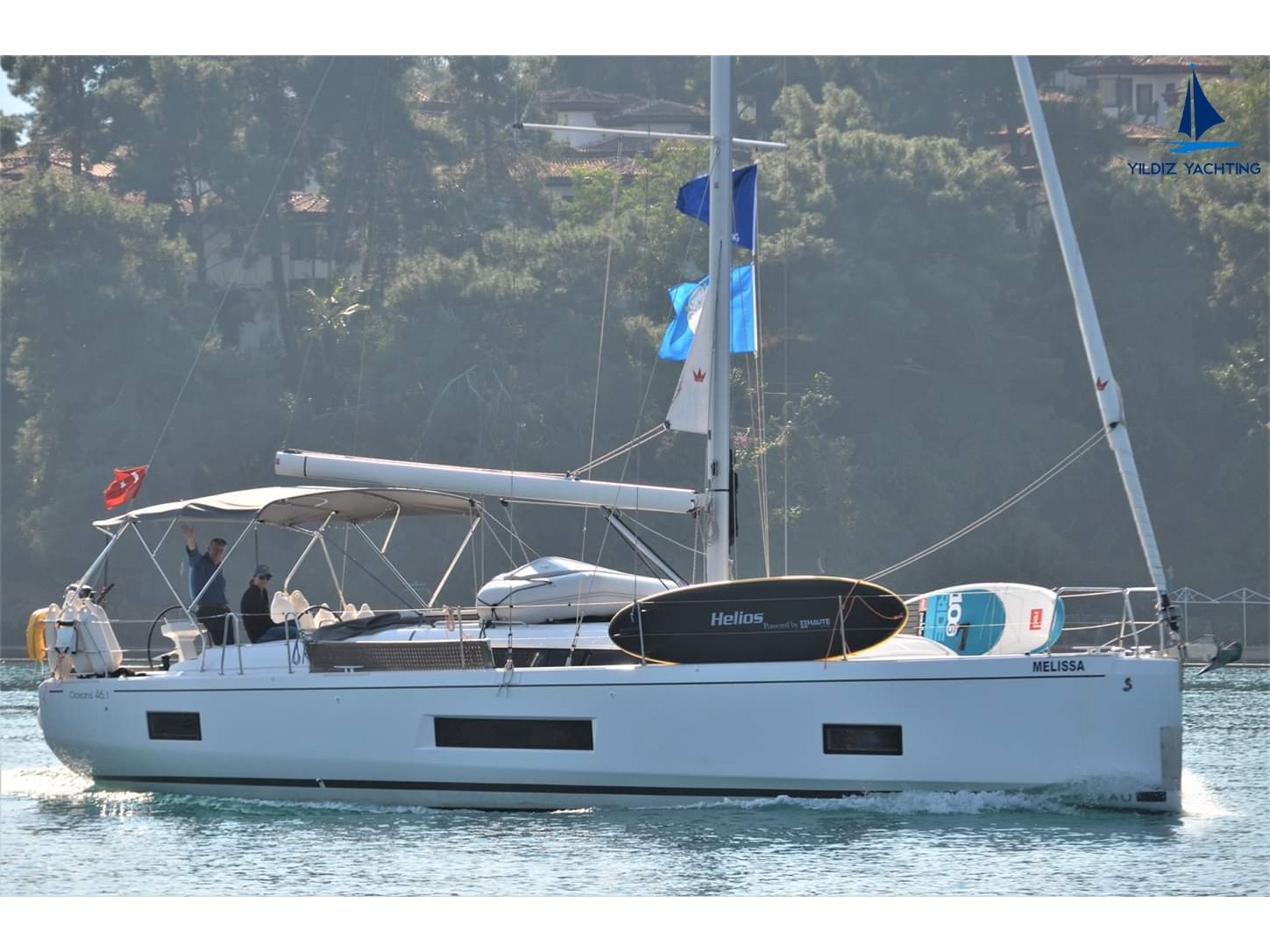 Oceanis 46.1 - Sailboat Charter Turkey & Boat hire in Turkey Turkish Riviera Lycian coast Fethiye Ece Saray Marina 3