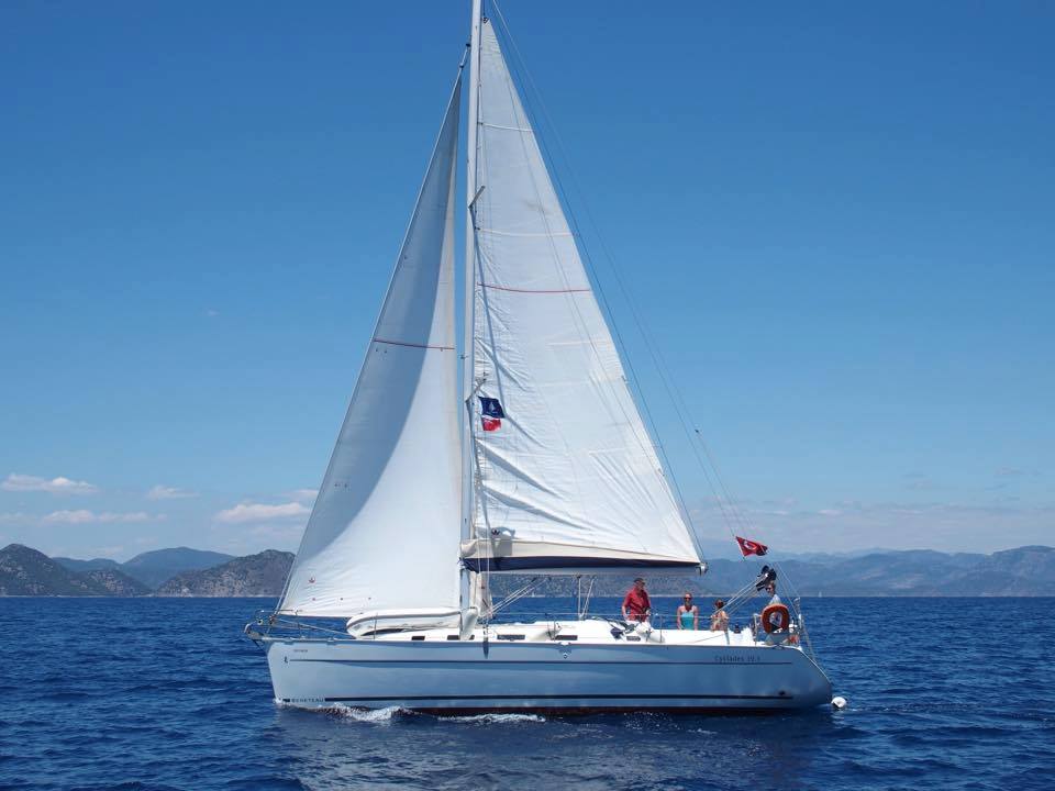 Cyclades 39.3 - Sailboat Charter Turkey & Boat hire in Turkey Turkish Riviera Lycian coast Fethiye Ece Saray Marina 5