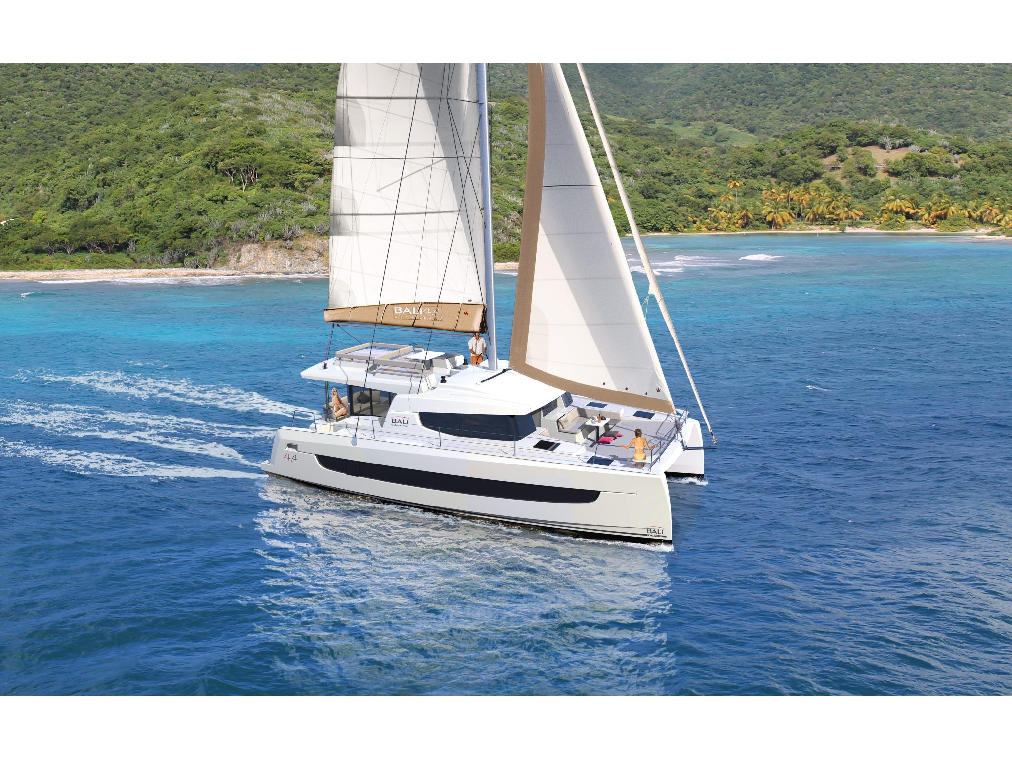 Bali 4.4 - Yacht Charter Golfo Aranci & Boat hire in Italy Sardinia Costa Smeralda Golfo Aranci Marina dell'Isola 1