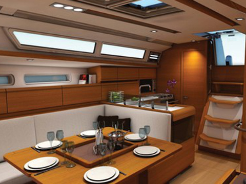 Sun Odyssey 409 - Yacht Charter Fethiye & Boat hire in Turkey Turkish Riviera Lycian coast Fethiye Ece Saray Marina 4