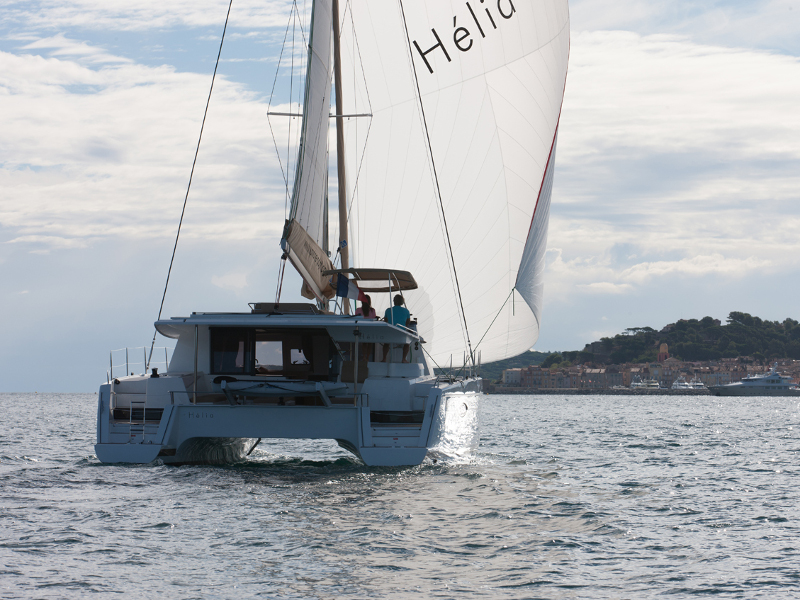 Helia 44 - Catamaran Charter Turkey & Boat hire in Turkey Turkish Riviera Carian Coast Marmaris Netsel Marina 4