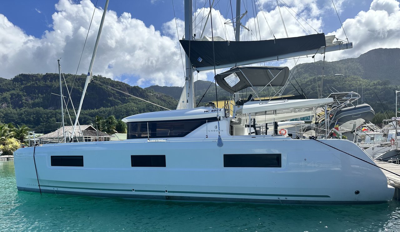 Lagoon 46 OW - 3 + 1 cab. - Yacht Charter Eden Island & Boat hire in Seychelles Mahe, Victoria Eden Island Marina 1