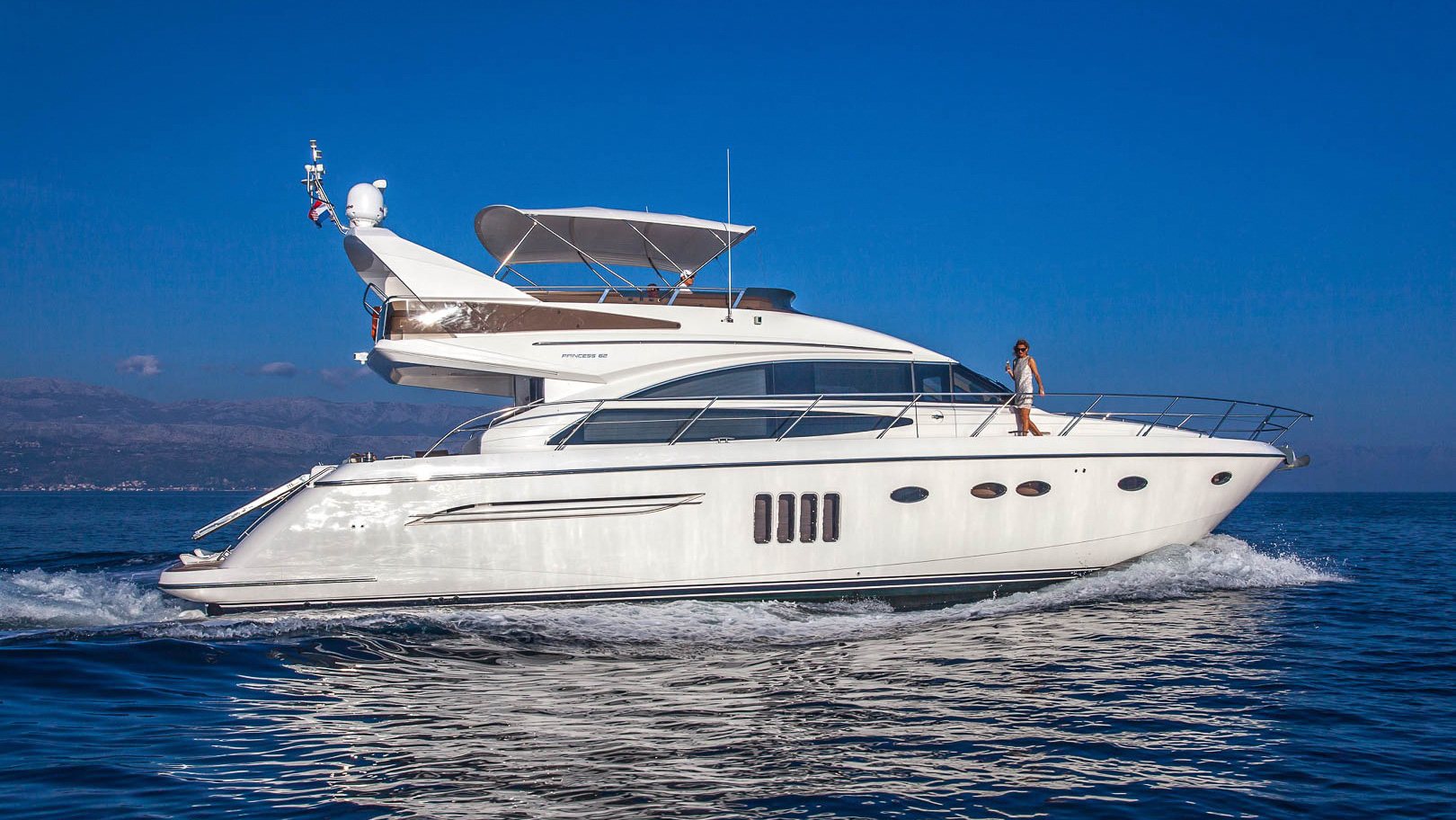 Princess 62 - Yacht Charter Podstrana & Boat hire in Croatia Split-Dalmatia Split Podstrana Marina Lav 3