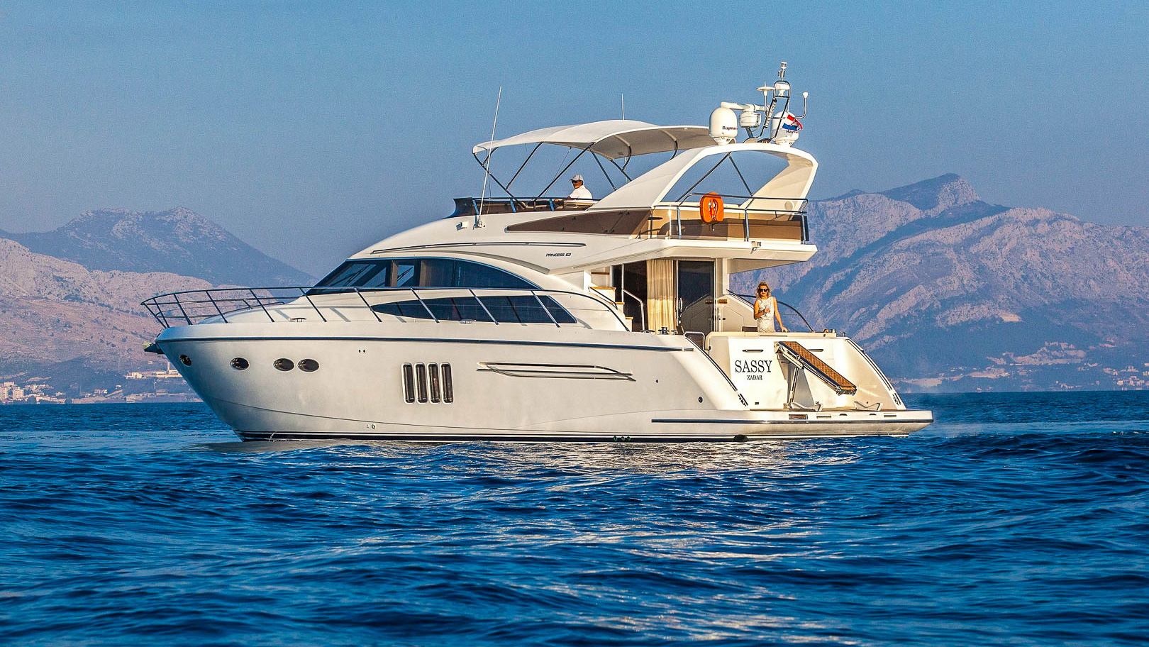 Princess 62 - Yacht Charter Podstrana & Boat hire in Croatia Split-Dalmatia Split Podstrana Marina Lav 4