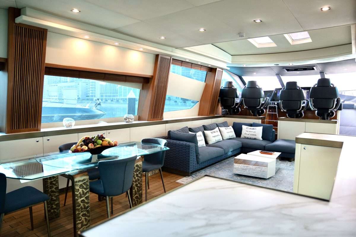 Predator 108 - Superyacht charter worldwide & Boat hire in United Arab Emirates Dubai Dubai Marina Yacht Club 3