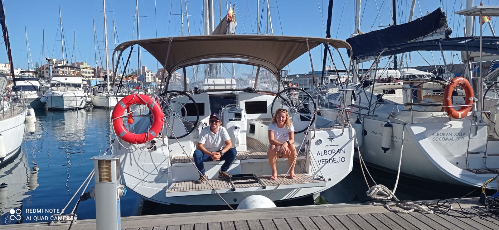 Sun Odyssey 410 - Yacht Charter Las Galletas & Boat hire in Spain Canary Islands Tenerife Las Galletas Marina del Sur 3