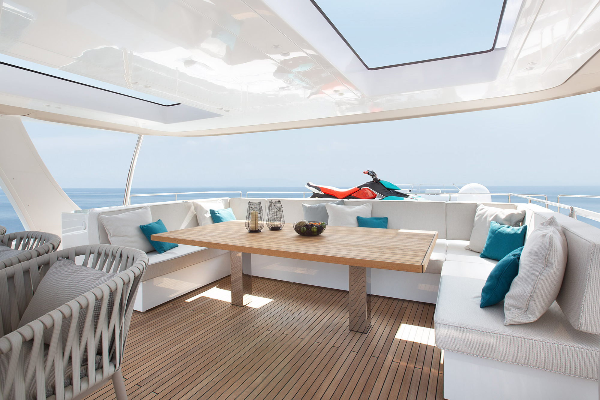 Sunreef 80 - Luxury yacht charter Balearics & Boat hire in Spain Balearic Islands Ibiza and Formentera Ibiza Sant Antoni de Portmany Sant Antoni de Portmany Port 3
