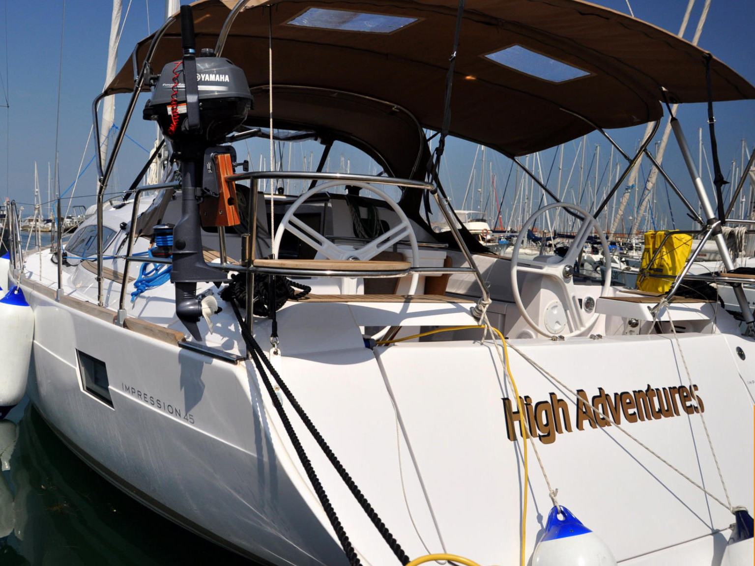 Elan Impression 45 - Sailboat Charter Slovenia & Boat hire in Slovenia Izola Marina di Izola 2