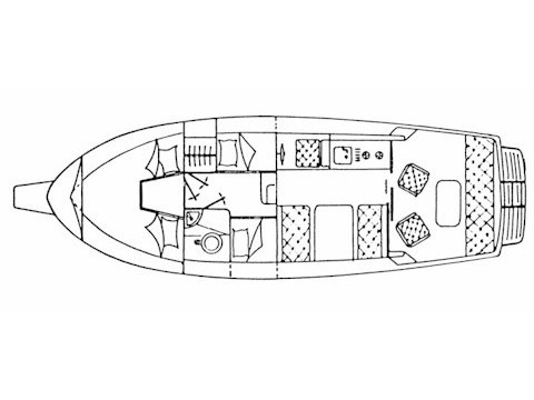 Adria 28 Luxus - Yacht Charter Brbinj & Boat hire in Croatia Kornati Islands Brbinj Brbinj 6