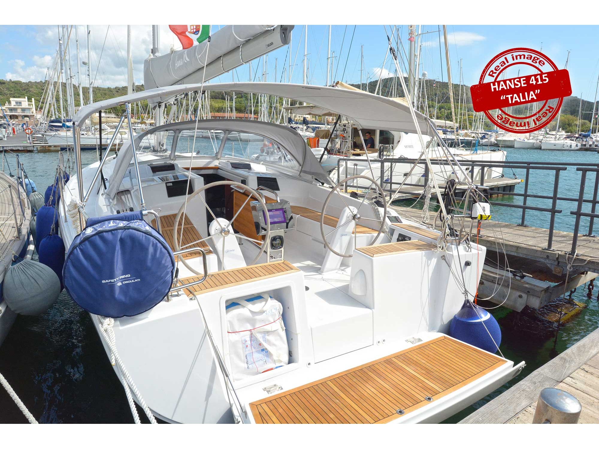Hanse 415 - Yacht Charter Follonica & Boat hire in Italy Tuscany Follonica Marina di Scarlino 2