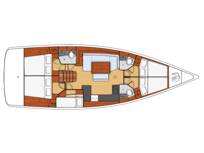 Oceanis 48 - Yacht Charter Scarlino & Boat hire in Italy Tuscany Follonica Marina di Scarlino 6