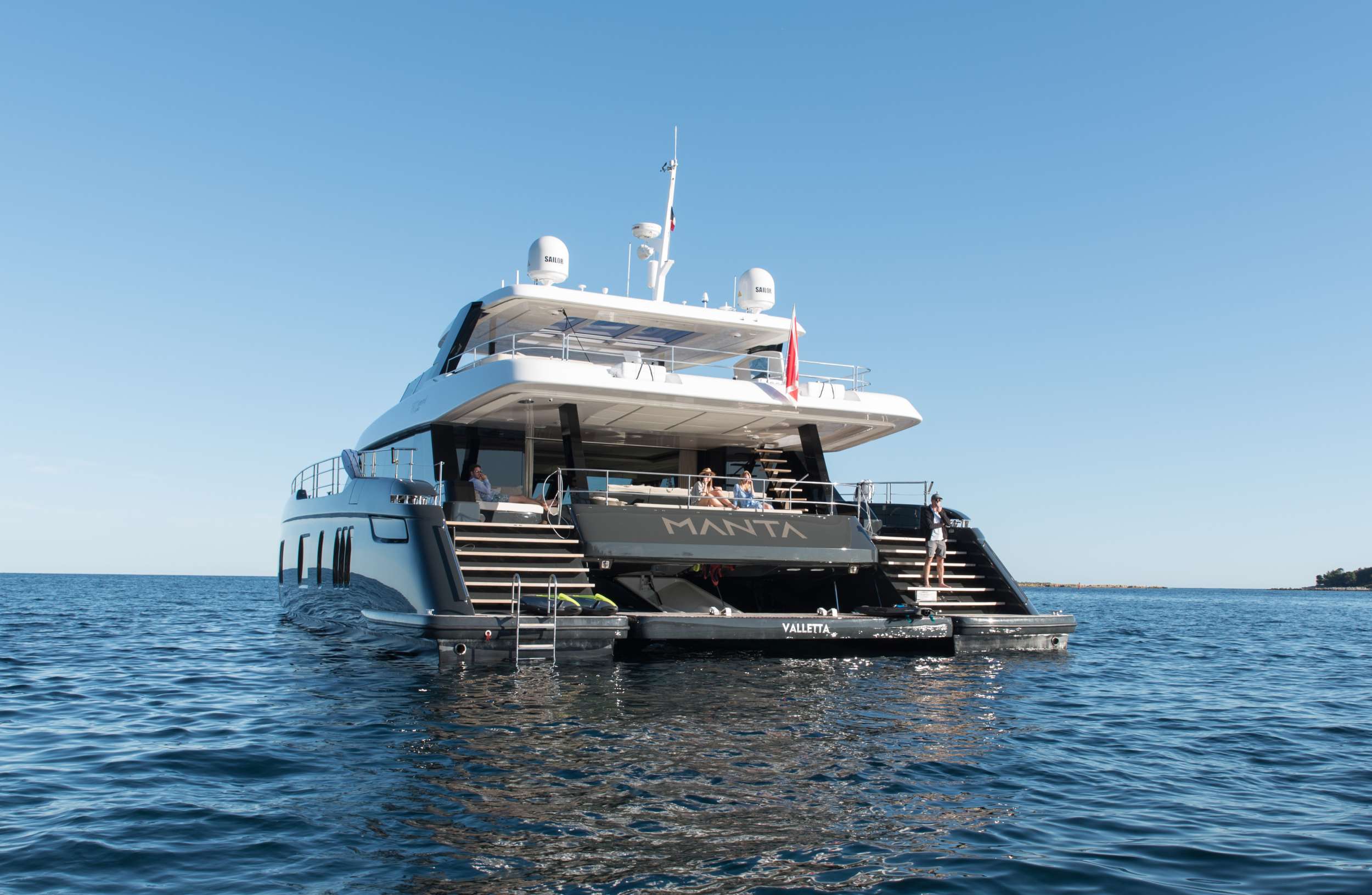 MANTA - Superyacht charter Croatia & Boat hire in Riviera, Cors, Sard, Italy, Spain, Turkey, Croatia, Greece 1
