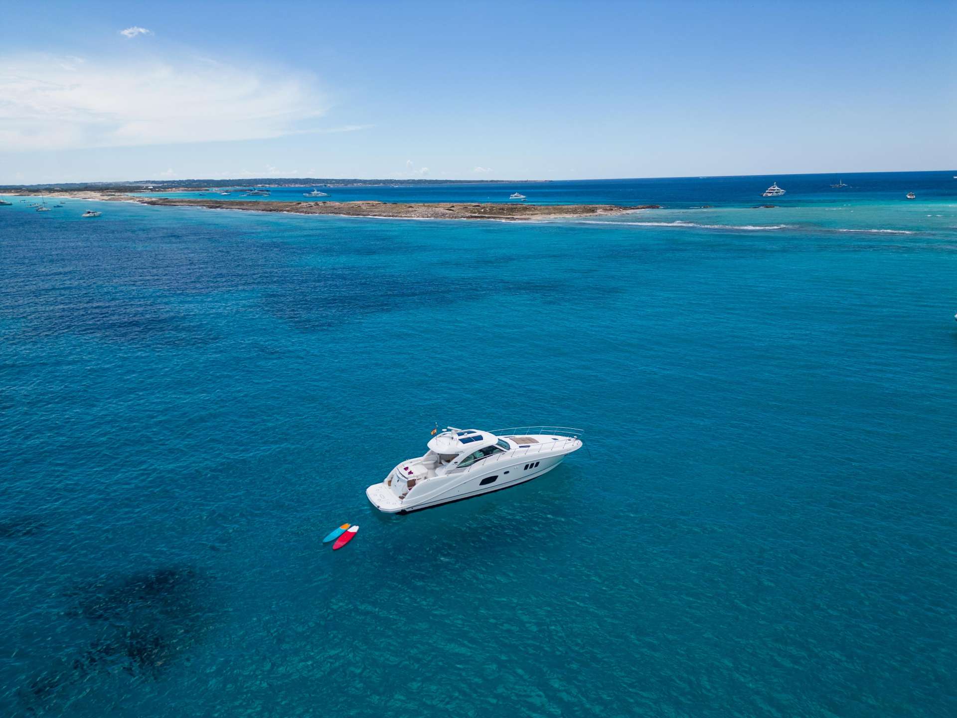 Sea Ray 55 - Motor Boat Charter Spain & Boat hire in Spain Balearic Islands Ibiza and Formentera Ibiza Ibiza Eivissa Harbour 2