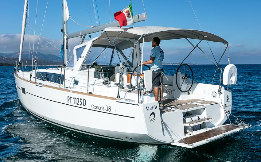 Oceanis 38 - Yacht Charter Portisco & Boat hire in Italy Sardinia Costa Smeralda Portisco Marina di Portisco 1