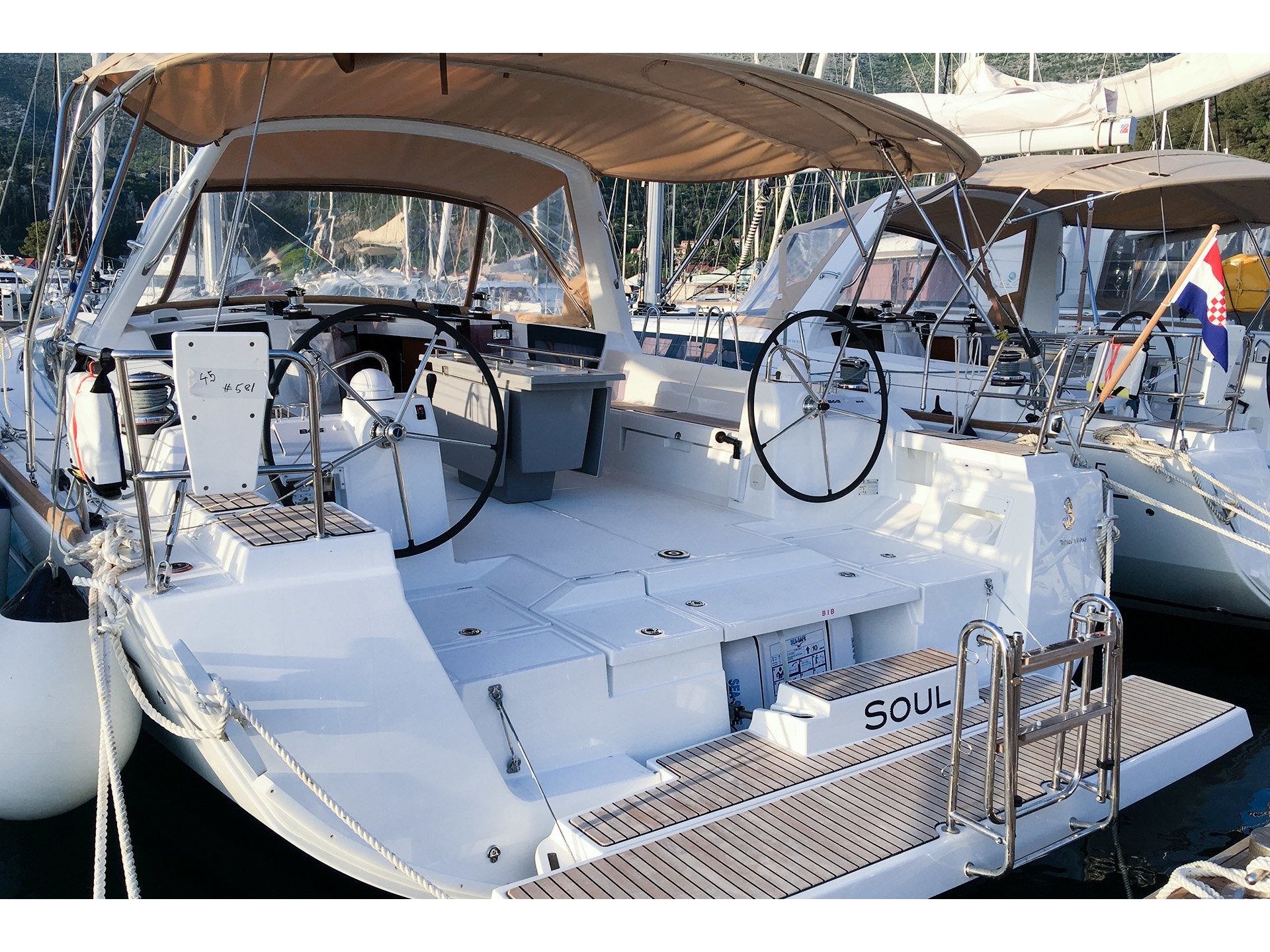Oceanis 45 - Yacht Charter Montenegro & Boat hire in Montenegro Bay of Kotor Tivat Porto Montenegro 2