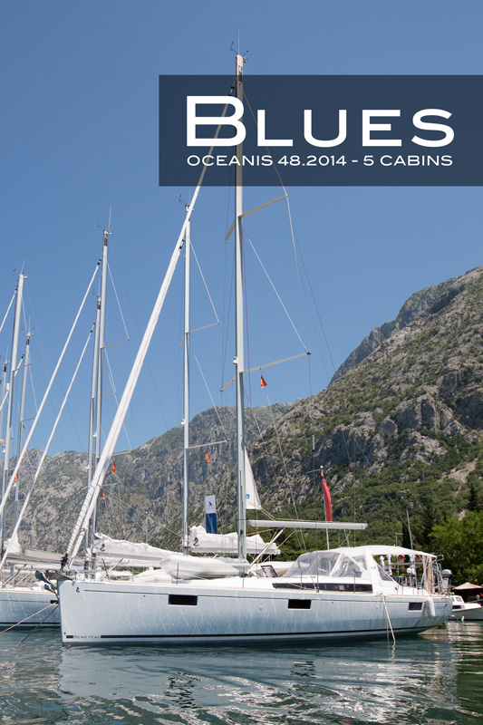 Oceanis 48 - Yacht Charter Kotor & Boat hire in Montenegro Bay of Kotor Tivat Porto Montenegro 5