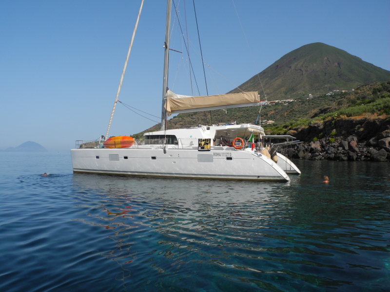 Lagoon 500 - Catamaran Charter Sardinia & Boat hire in Italy Sardinia Costa Smeralda Portisco Cala dei Sardi 1
