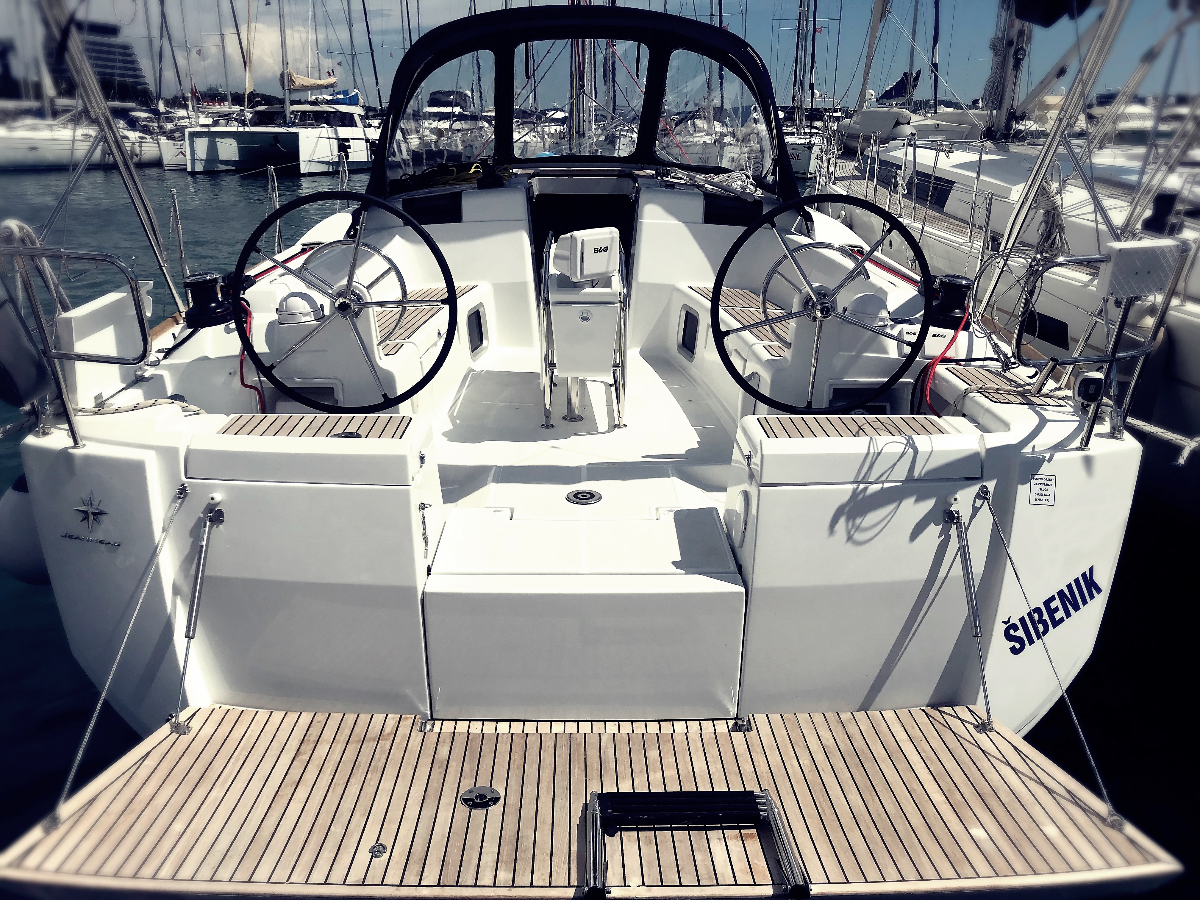 Sun Odyssey 449 - Yacht Charter Biograd na Moru & Boat hire in Croatia Zadar Biograd Drage Marina Drage 2