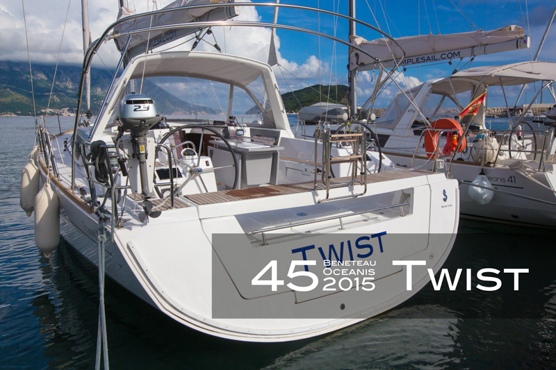Oceanis 45 - Sailboat Charter Montenegro & Boat hire in Montenegro Bay of Kotor Tivat Porto Montenegro 4