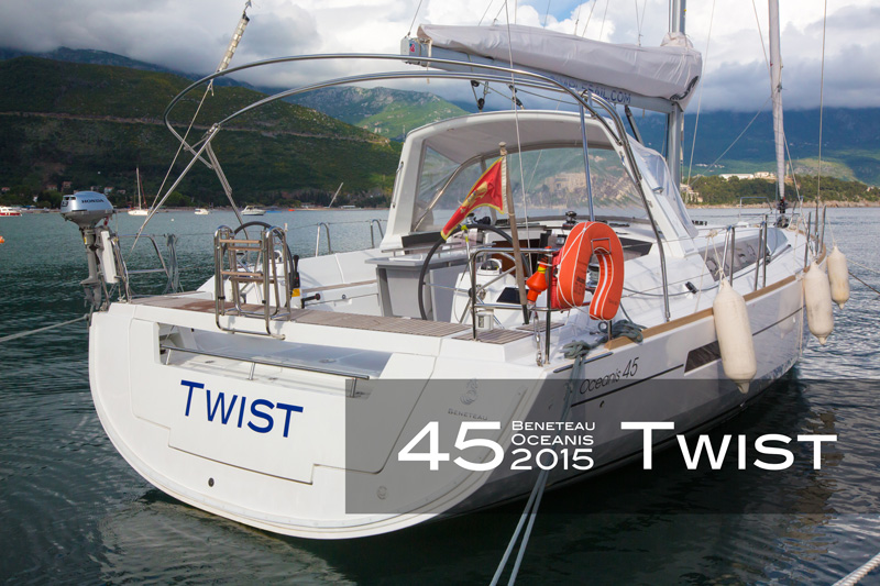 Oceanis 45 - Yacht Charter Tivat & Boat hire in Montenegro Bay of Kotor Tivat Porto Montenegro 3
