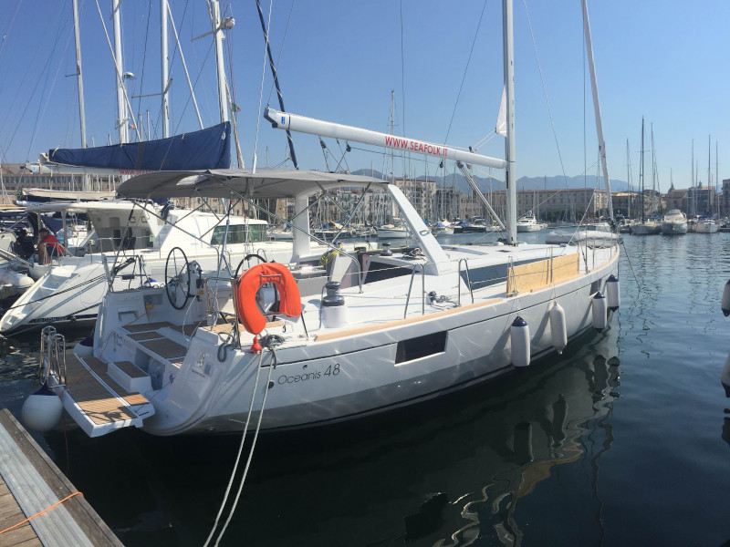 Oceanis 48 - Yacht Charter Marsala & Boat hire in Italy Sicily Aegadian Islands Marsala Marsala Marina 3