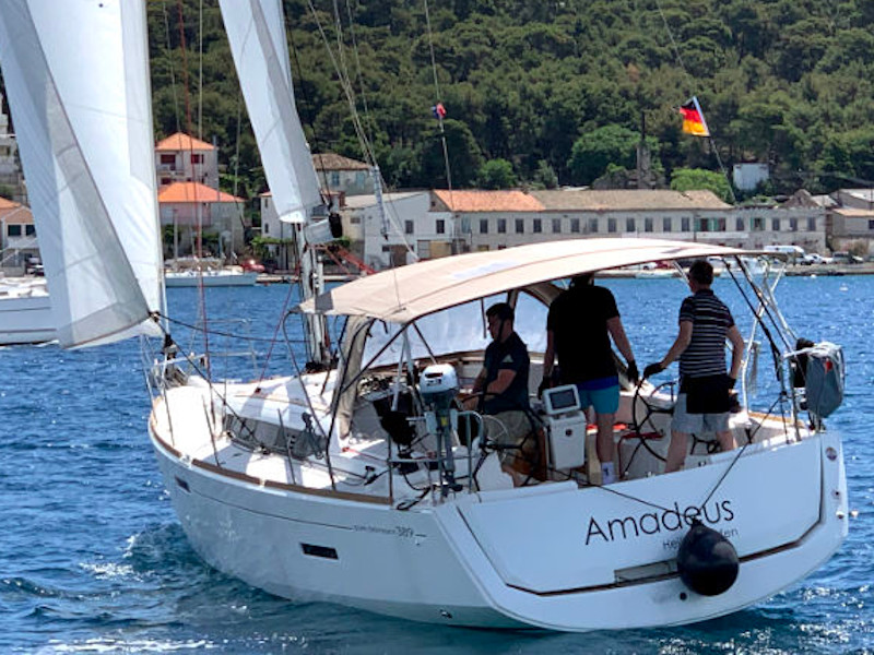Sun Odyssey 389 - Yacht Charter Rogoznica & Boat hire in Croatia Šibenik Rogoznica Marina Frapa 1