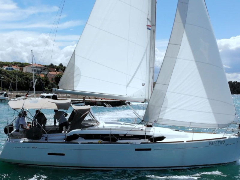 Sun Odyssey 389 - Yacht Charter Punat & Boat hire in Croatia Istria and Kvarner Gulf Krk Punat Marina Punat 4