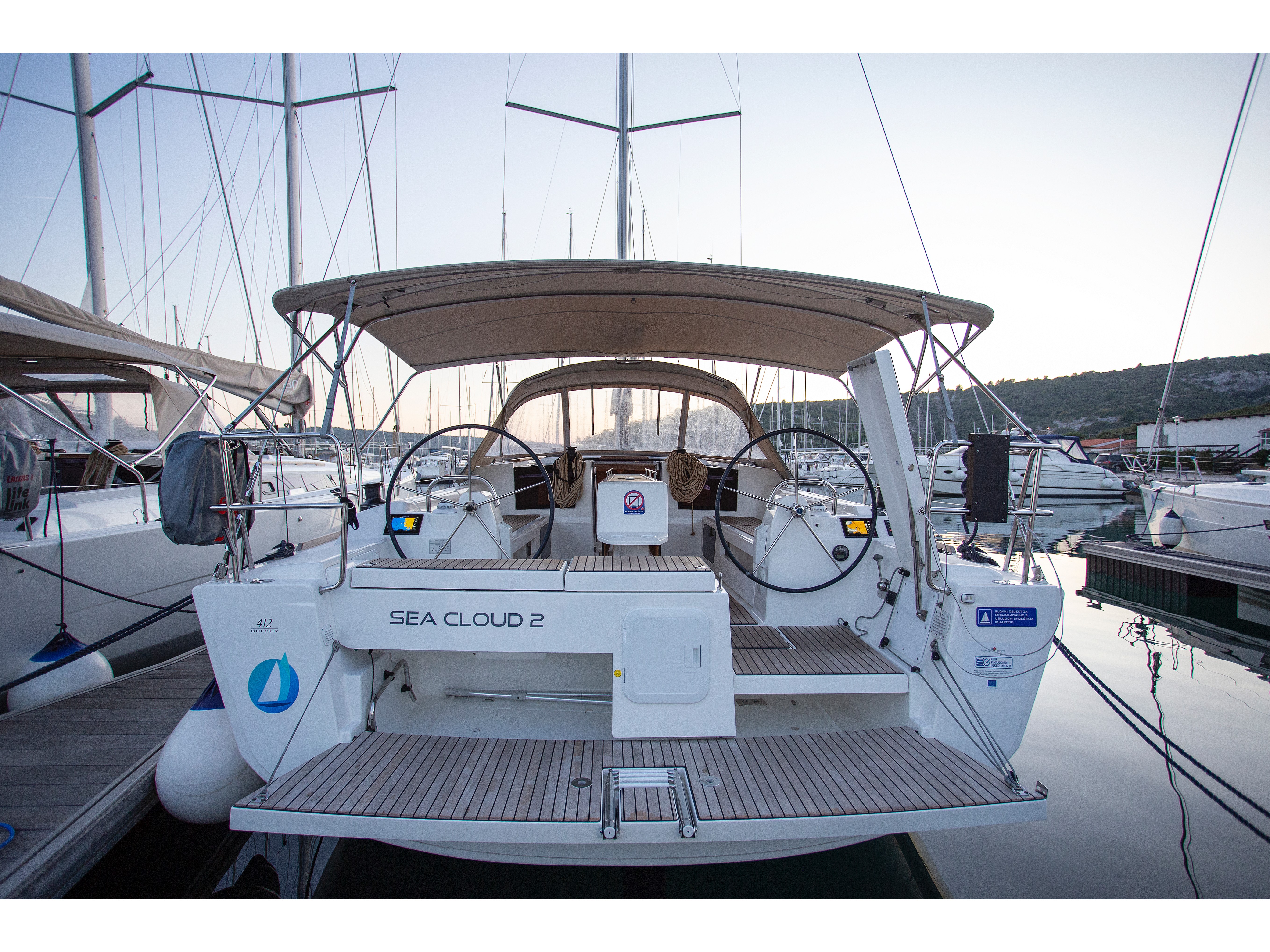 Dufour 412 Grand large - Yacht Charter Pula & Boat hire in Croatia Istria and Kvarner Gulf Pula Pula Tehnomont Marina Veruda 2