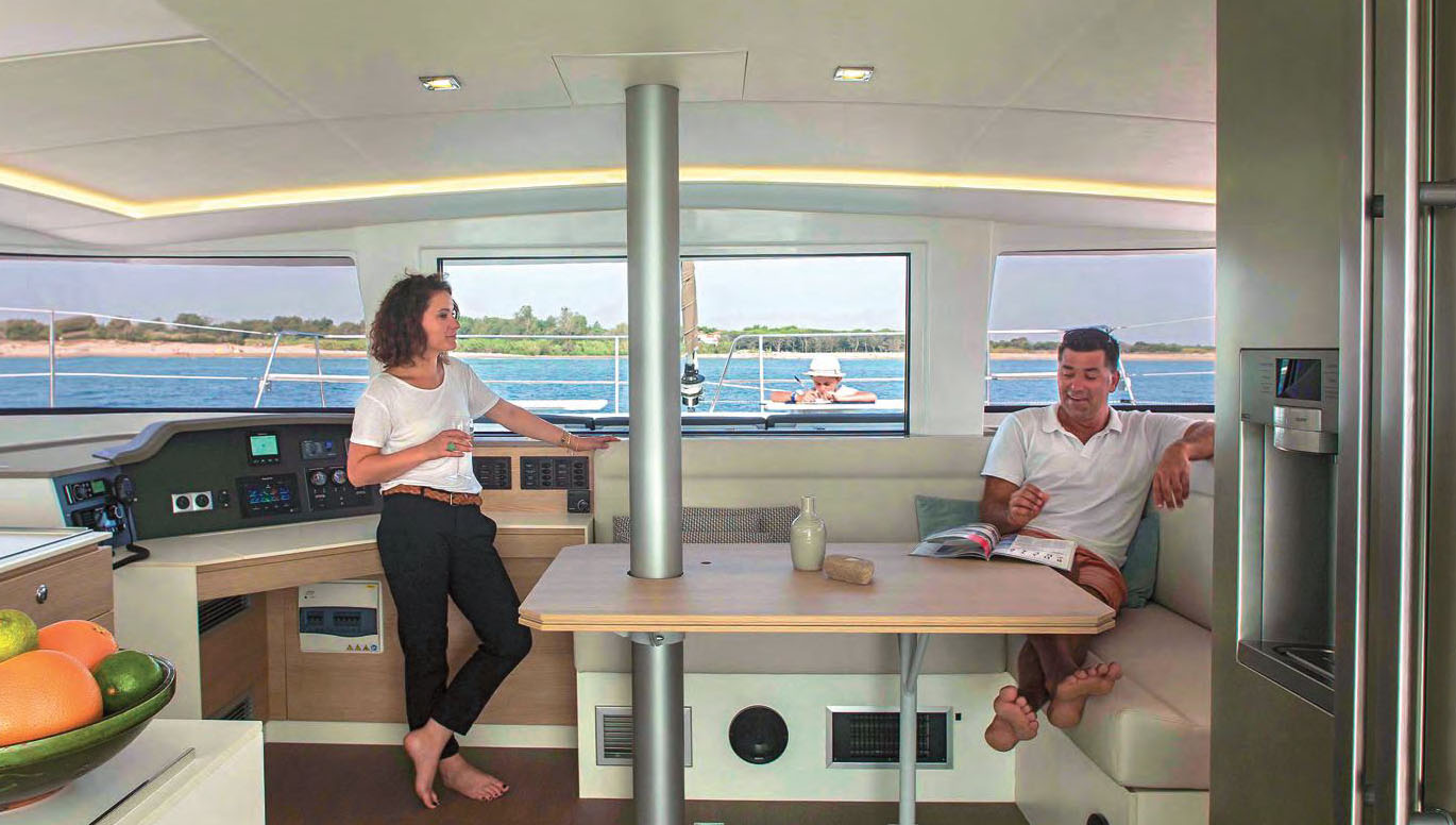 Bali 4.5 - Catamaran Charter Turkey & Boat hire in Turkey Turkish Riviera Carian Coast Orhaniye Marti Marina 6