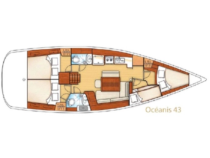Oceanis 43 - Yacht Charter Las Galletas & Boat hire in Spain Canary Islands Tenerife Las Galletas Marina del Sur 5