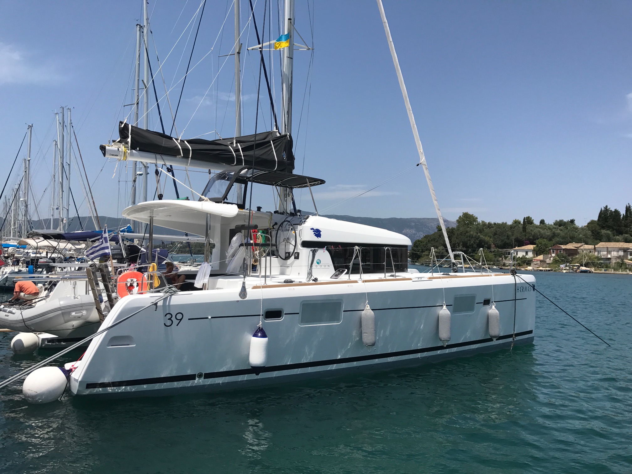 Lagoon 39 - Yacht Charter Sami & Boat hire in Greece Ionian Sea South Ionian Kefalonia Sami Sami Port 1