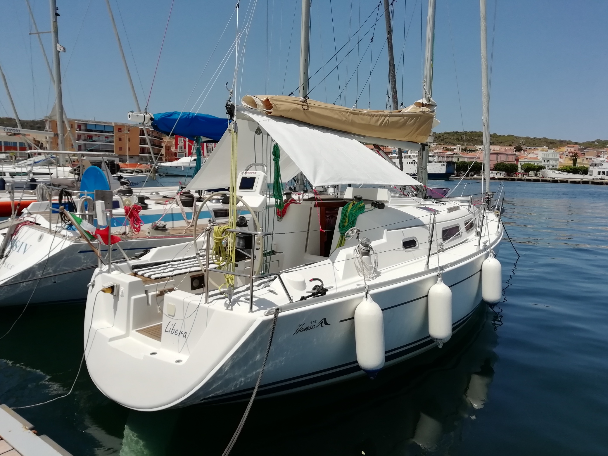 Hanse 315 - Yacht Charter Carloforte & Boat hire in Italy Sardinia Costa del Sud Isola di San Pietro Carloforte Carloforte 2