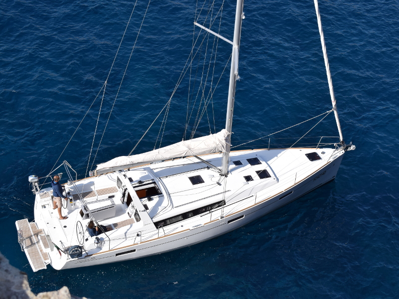 Oceanis 45 - Yacht Charter Carloforte & Boat hire in Italy Sardinia Costa del Sud Isola di San Pietro Carloforte Carloforte 1