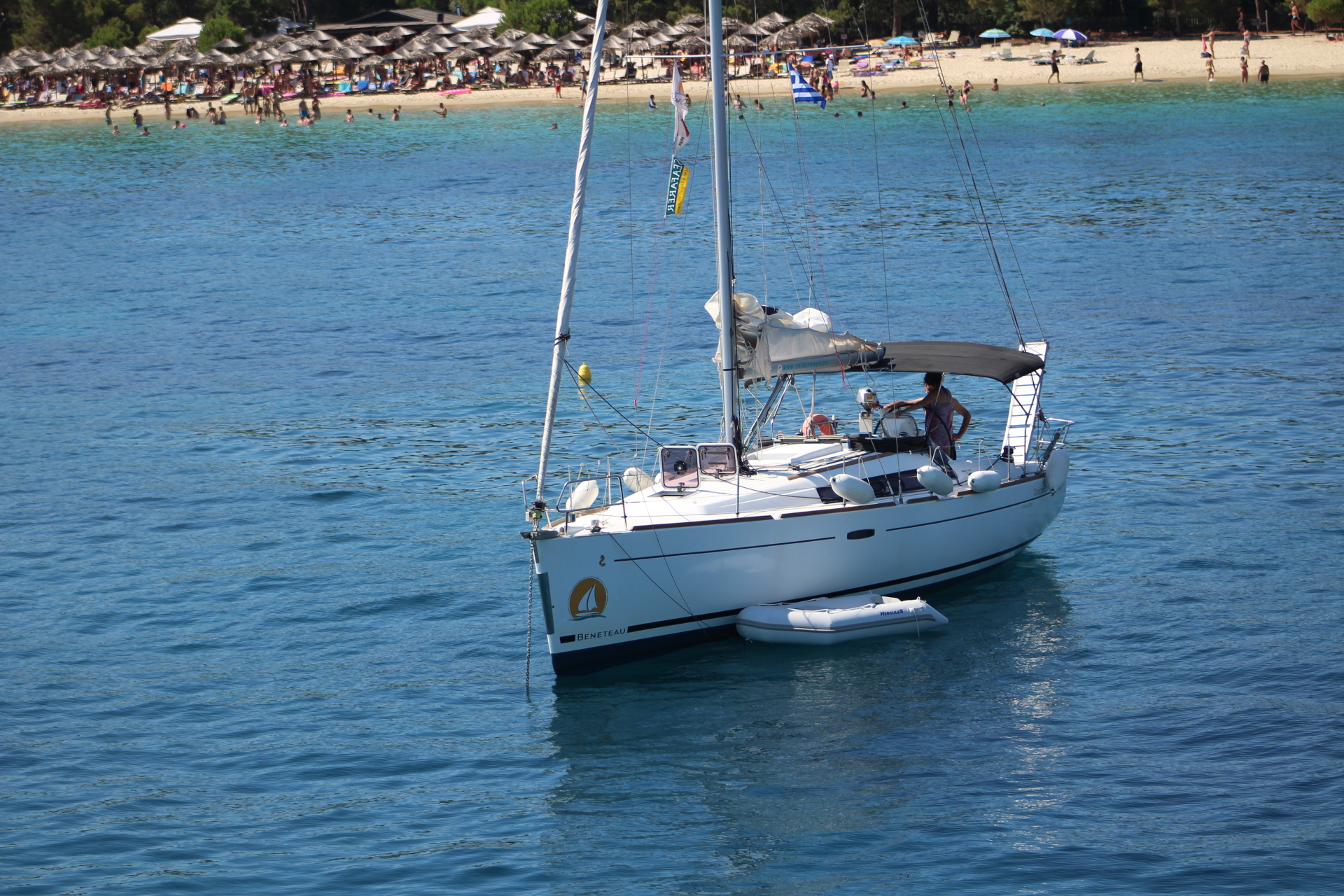 Oceanis 37 - Yacht Charter Skopelos & Boat hire in Greece Sporades Skopelos Loutraki Harbour 6