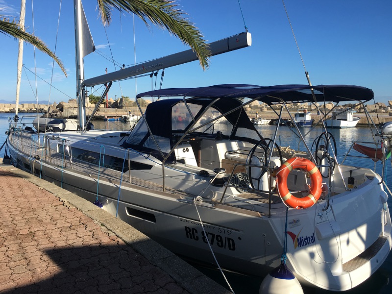 Sun Odyssey 519 - Yacht Charter Olbia & Boat hire in Italy Sardinia Costa Smeralda Olbia Marina di Olbia 1