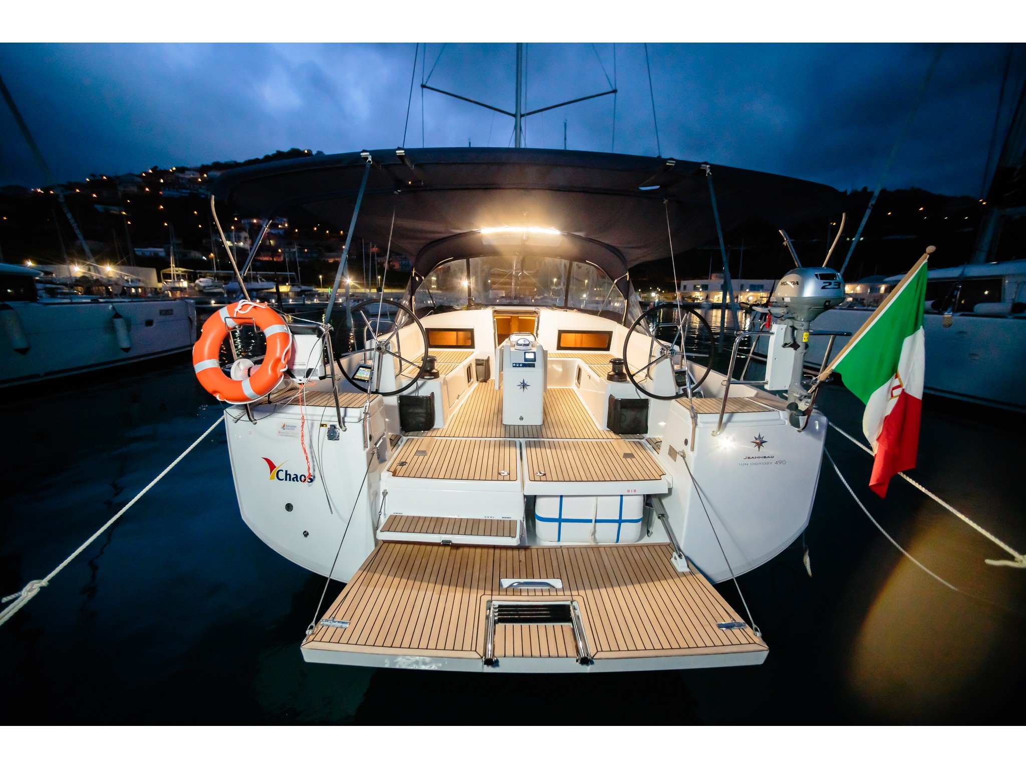 Sun Odyssey 490 - Yacht Charter Capo d'Orlando & Boat hire in Italy Sicily Aeolian Islands Capo d'Orlando Capo d'Orlando Marina 2